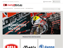 Tablet Screenshot of motorrotulo.com